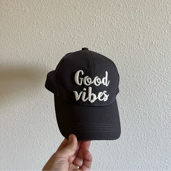 C.C Good Vibes Color Change Adjustable Baseball Cap in Dark / Charcoal Gray - Picture 2 of 5